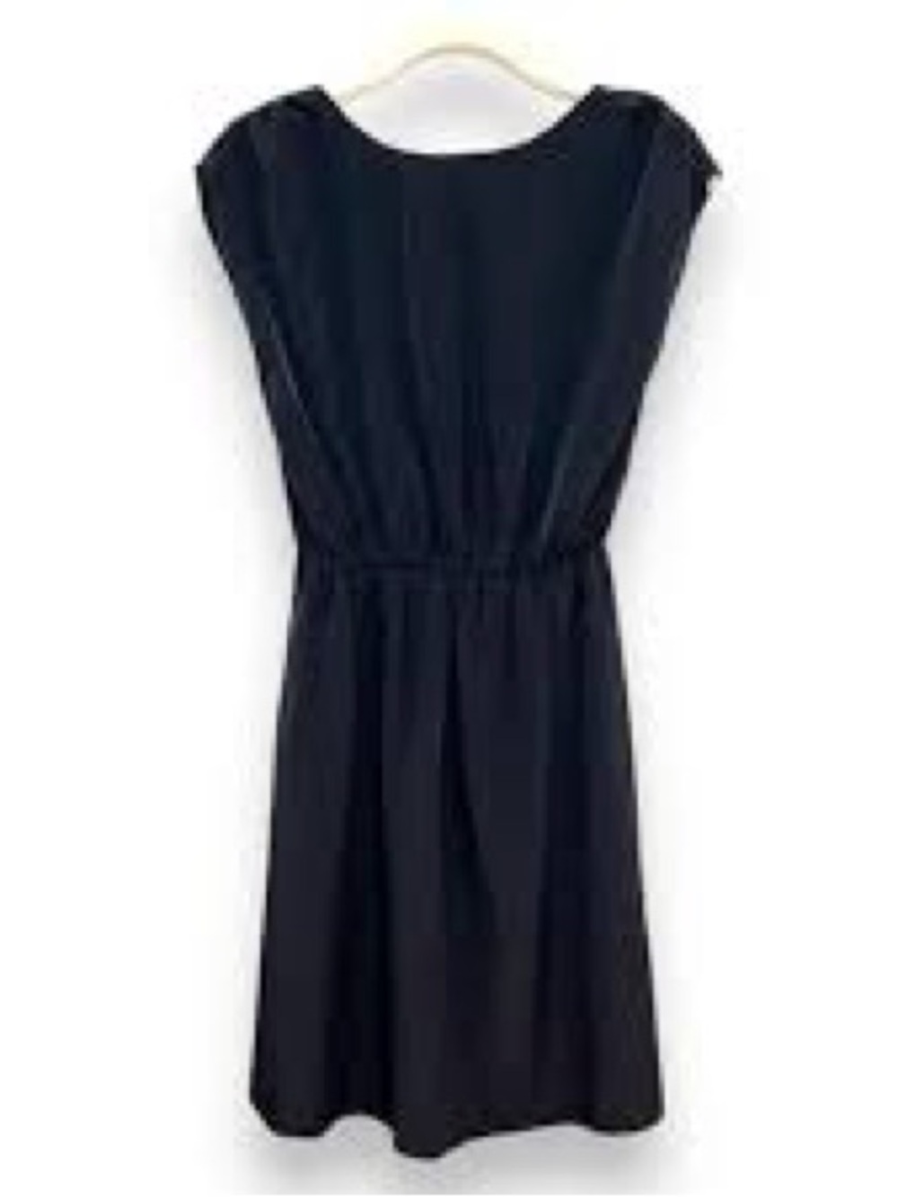 Mossimo Satin Bateau Neck Mini Dress Black LBD